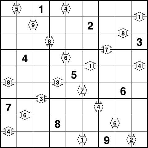 どっちかナンプレ問題