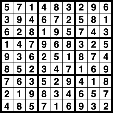 どっちかナンプレ解答